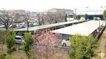ソーラーカーポートの設置