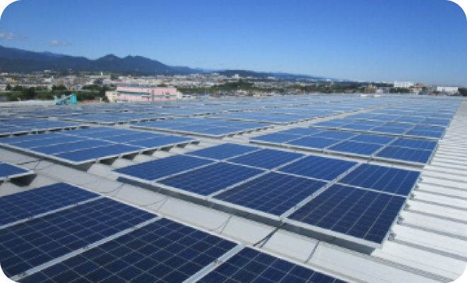 太陽光パネルを設置