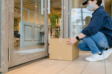 レジに置き配サービスを導入