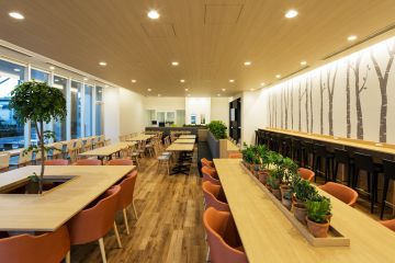 物流施設従業員向けにカフェテリアの提供
